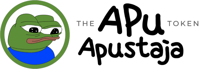 $APU Token Logo Black Horizontal