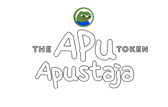 $APU Token Logo White
